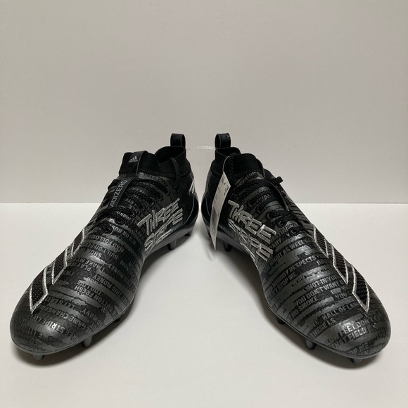 Adidas Adizero 8.0 Football Cleats, Black - Picture 2 of 5